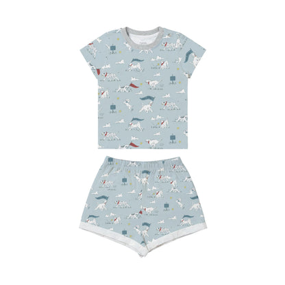 Bamboo Jersey Short Sleeve Two-Piece PJ Set