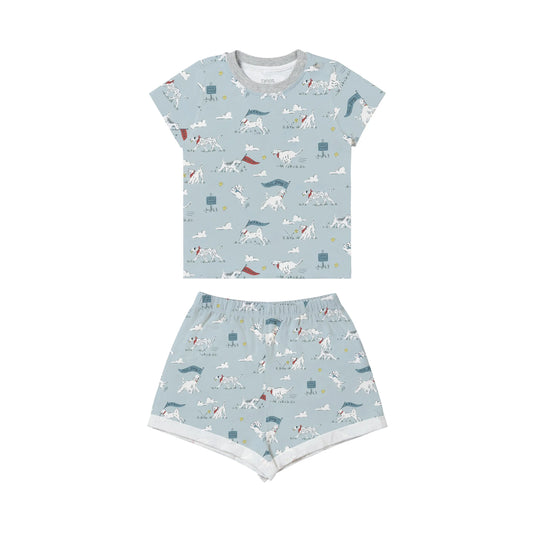 Bamboo Jersey Short Sleeve Two-Piece PJ Set