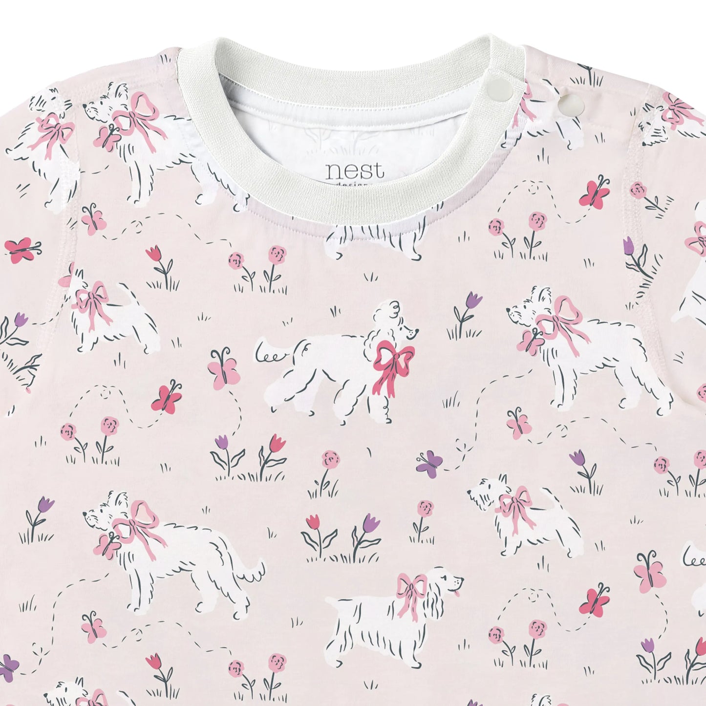 Bamboo Jersey Short Sleeve Two-Piece PJ Set
