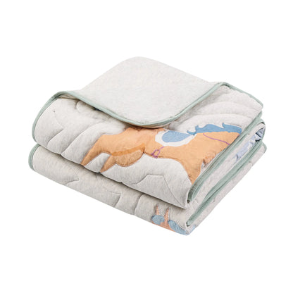 Cotton Nook Embroidered Quilted Cozy Blanket | 2.0 TOG Small