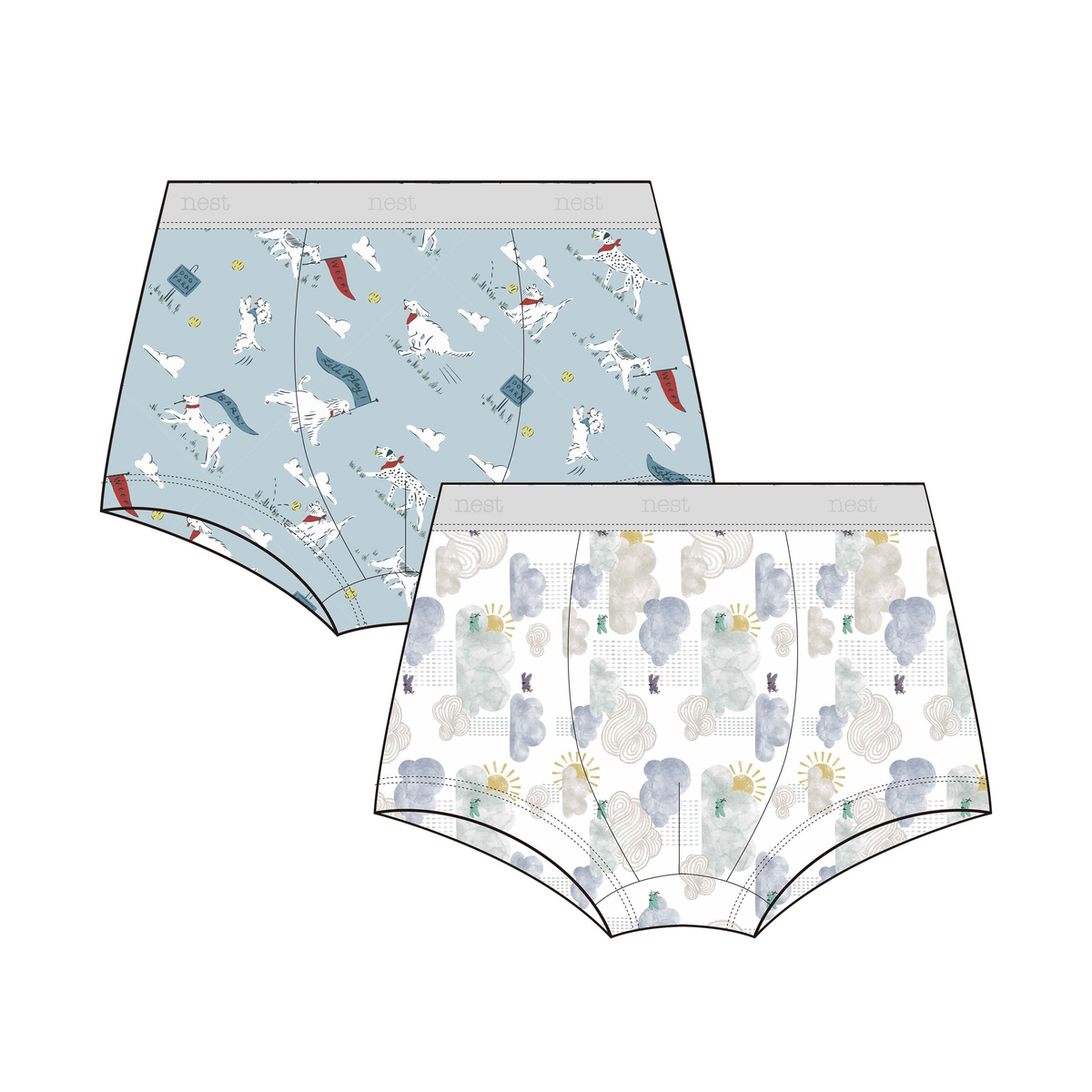 Bamboo Jersey Boy  Short Underwear (2 Pack)