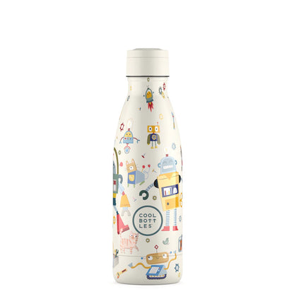 Cool Bottles - Kids 350ml -Playland Series - Messy Robots