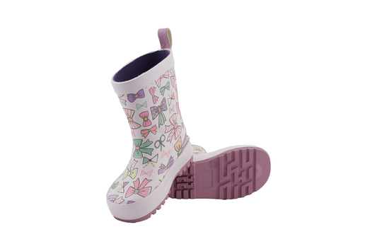 Little Bow Waterproof Rainboot- PURPLE