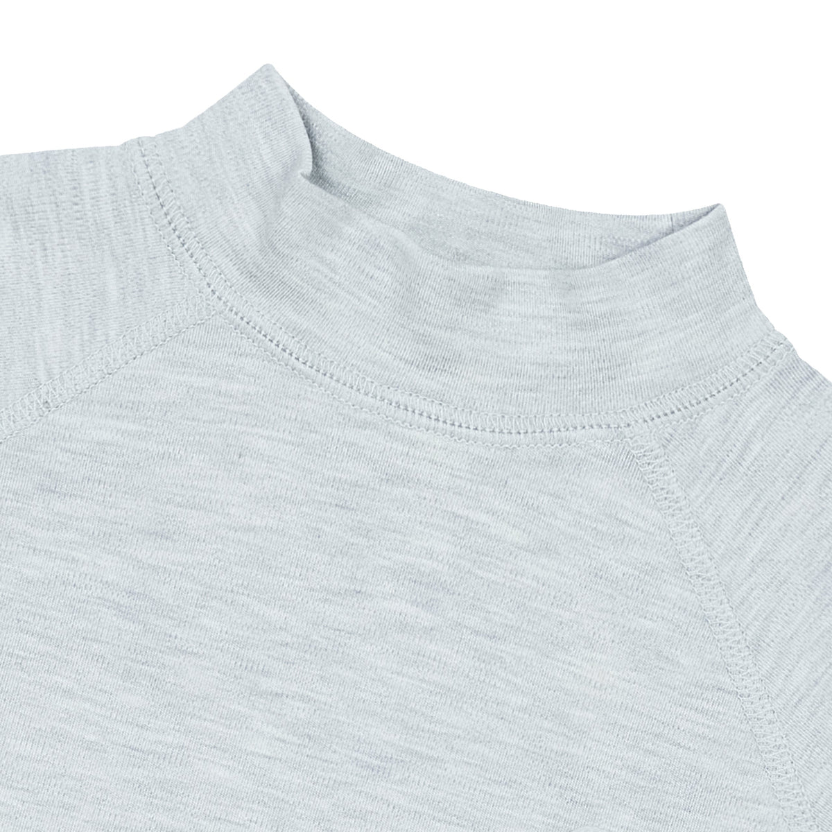 Tanboocel Basics Mock Neck Long Sleeve Shirt – Grey Dawn