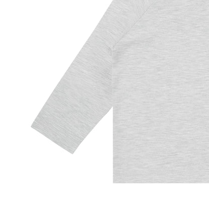 Bamboo Cotton Basics Mock Neck Long Sleeve Shirt – Fog Grey