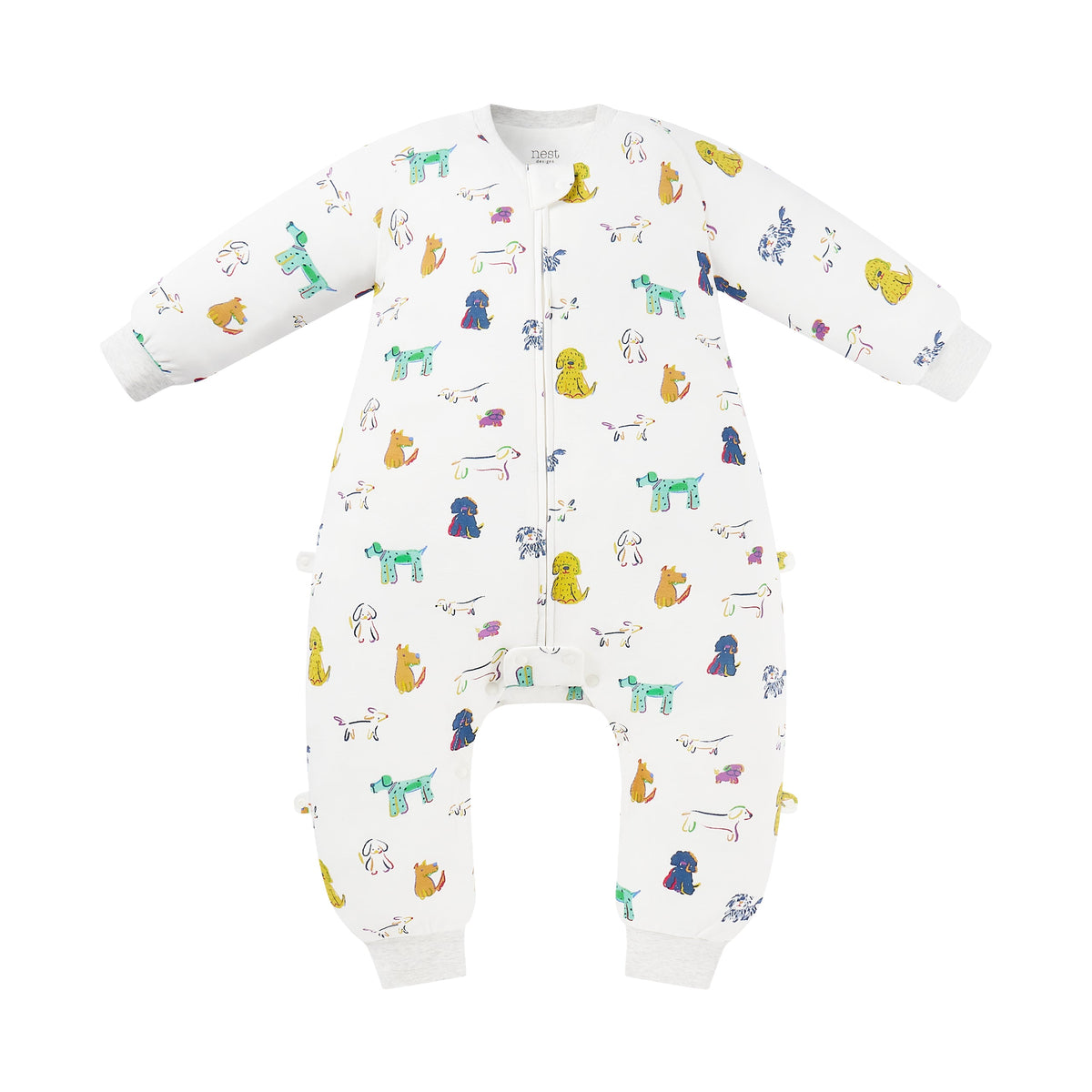 Organic Cotton Long Sleeve Footed Sleep Bag | 1.0 TOG – Bingo