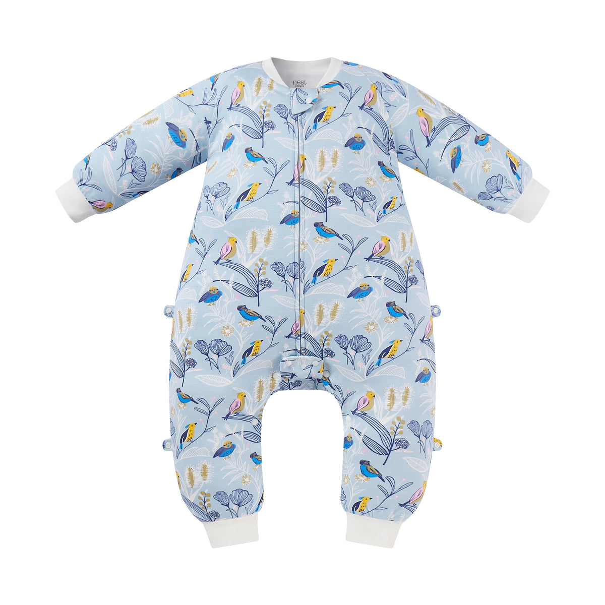 Organic Cotton Long Sleeve Footed Sleep Bag | 1.0 TOG – Alouette
