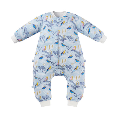 Organic Cotton Long Sleeve Footed Sleep Bag | 1.0 TOG – Alouette