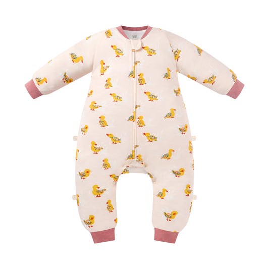 Organic Cotton Long Sleeve Footed Sleep Bag | 1.0 TOG – Five Little Ducks