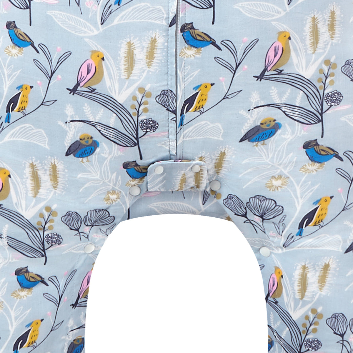 Bamboo Muslin Raglan Long Sleeve Footed Sleep Bag | 2.5 TOG – Alouette