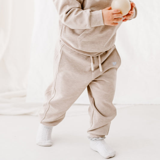 Bamboo Cotton Basics Sweatpants – Warm Taupe