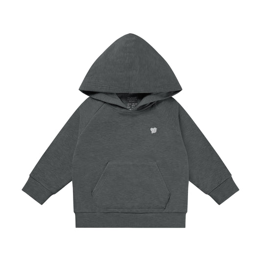 Bamboo Cotton Basics Hoodie – Charcoal