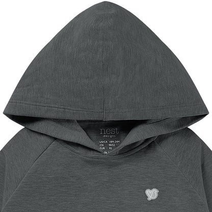 Bamboo Cotton Basics Hoodie – Charcoal