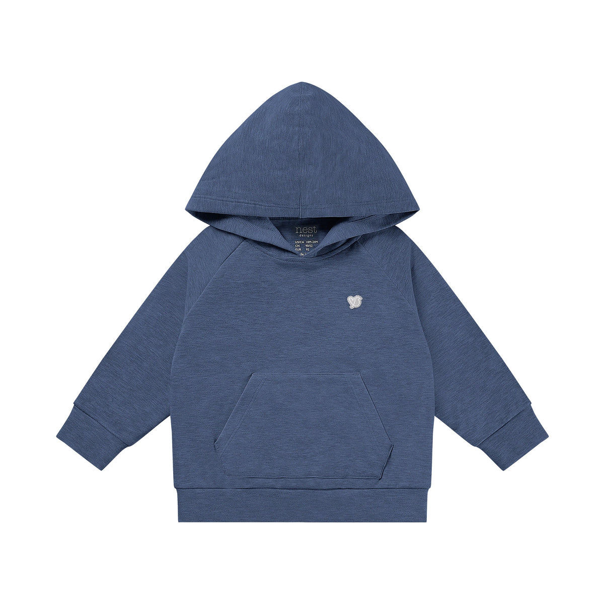 Bamboo Cotton Basics Hoodie – Vintage Indigo