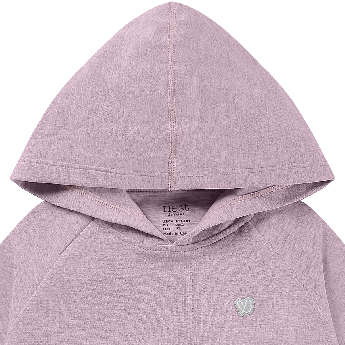 Bamboo Cotton Basics Hoodie – Dusty Rose