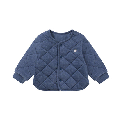 Tanboocel Basics Quilted Jacket – Vintage Indigo