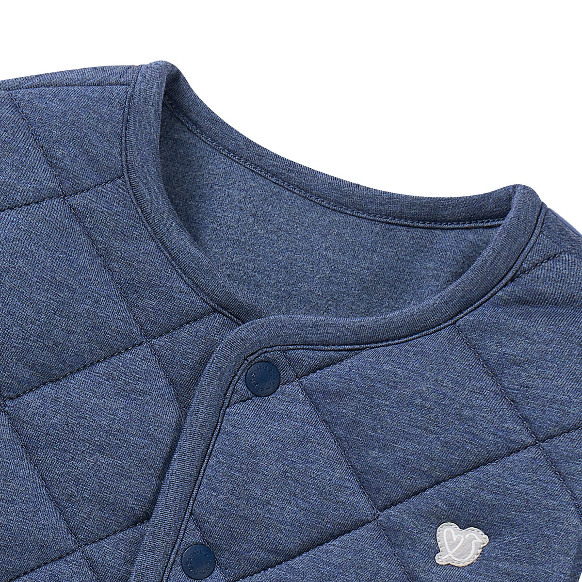 Tanboocel Basics Quilted Jacket – Vintage Indigo