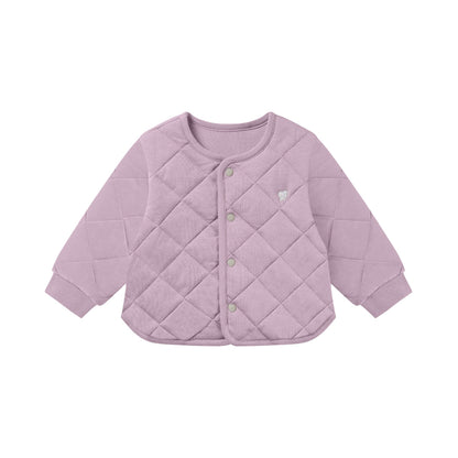 Tanboocel Basics Quilted Jacket – Dusty Rose