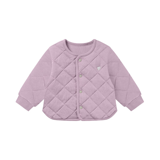 Tanboocel Basics Quilted Jacket – Dusty Rose