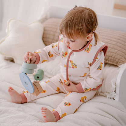 Organic Cotton Quilted Vest – Five Little Ducks