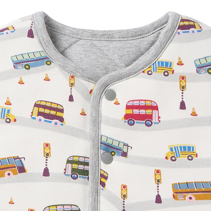 Organic Cotton Quilted Vest – Wheels On The Bus