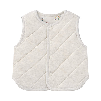 Organic Cotton Quilted Vest – Bingo