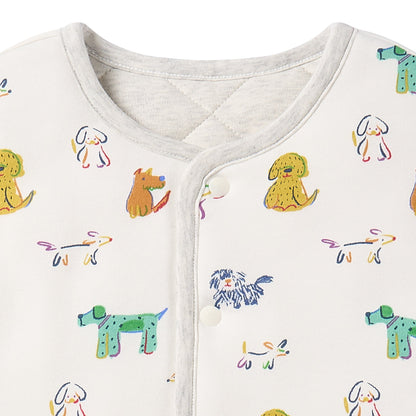 Organic Cotton Quilted Vest – Bingo