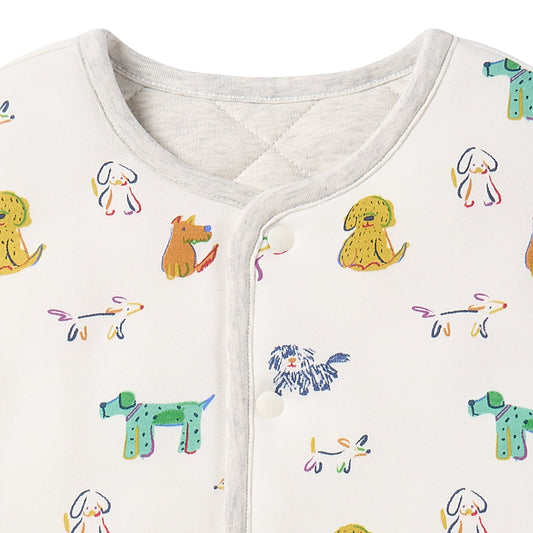 Organic Cotton Quilted Vest – Bingo