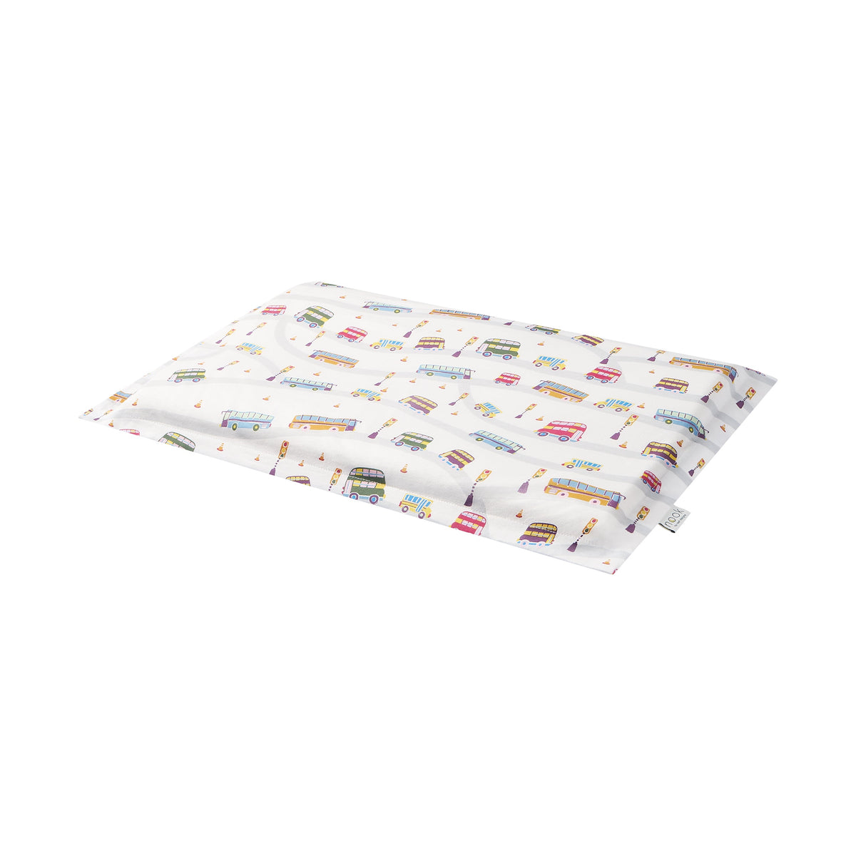 Bamboo Cotton Jersey Toddler Pillowcase (S) – Wheels On The Bus
