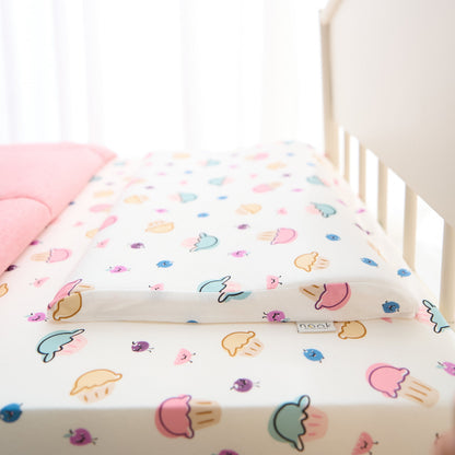 Bamboo Cotton Jersey Toddler Pillowcase (S) – Muffin Man