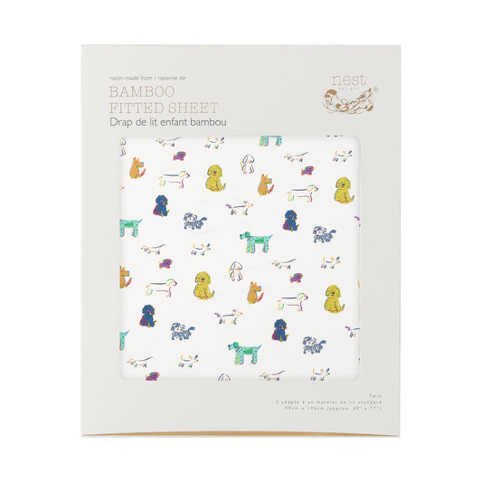 Bamboo Cotton Jersey Nook Twin Fitted Sheet – Bingo