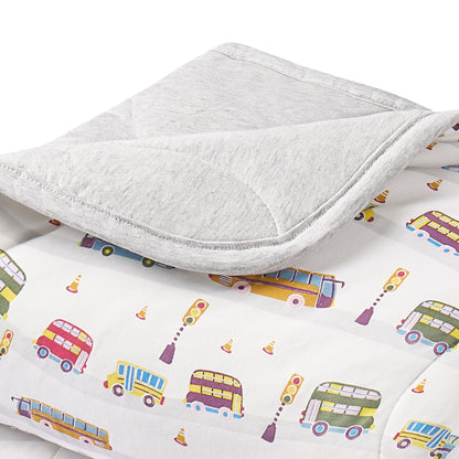 Nook Quilted Cozy Blanket – Wheels On The Bus