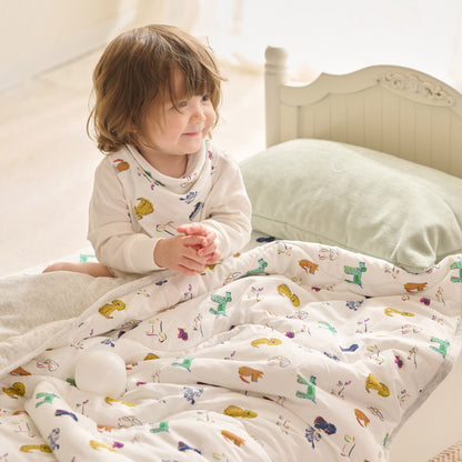 Bamboo Jersey Nook Quilted Cozy Blanket | 2.0 TOG – Bingo (Twin)