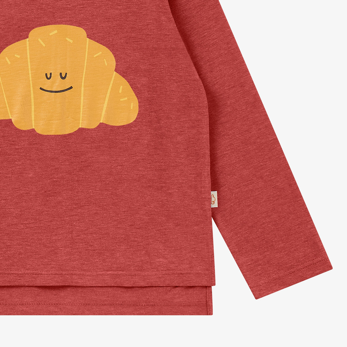 Bamboo Jersey Munchies Long Sleeve Tee - Redwood Burl