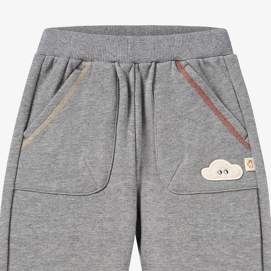 French Terry Cloud Joggers - Pebble Grey