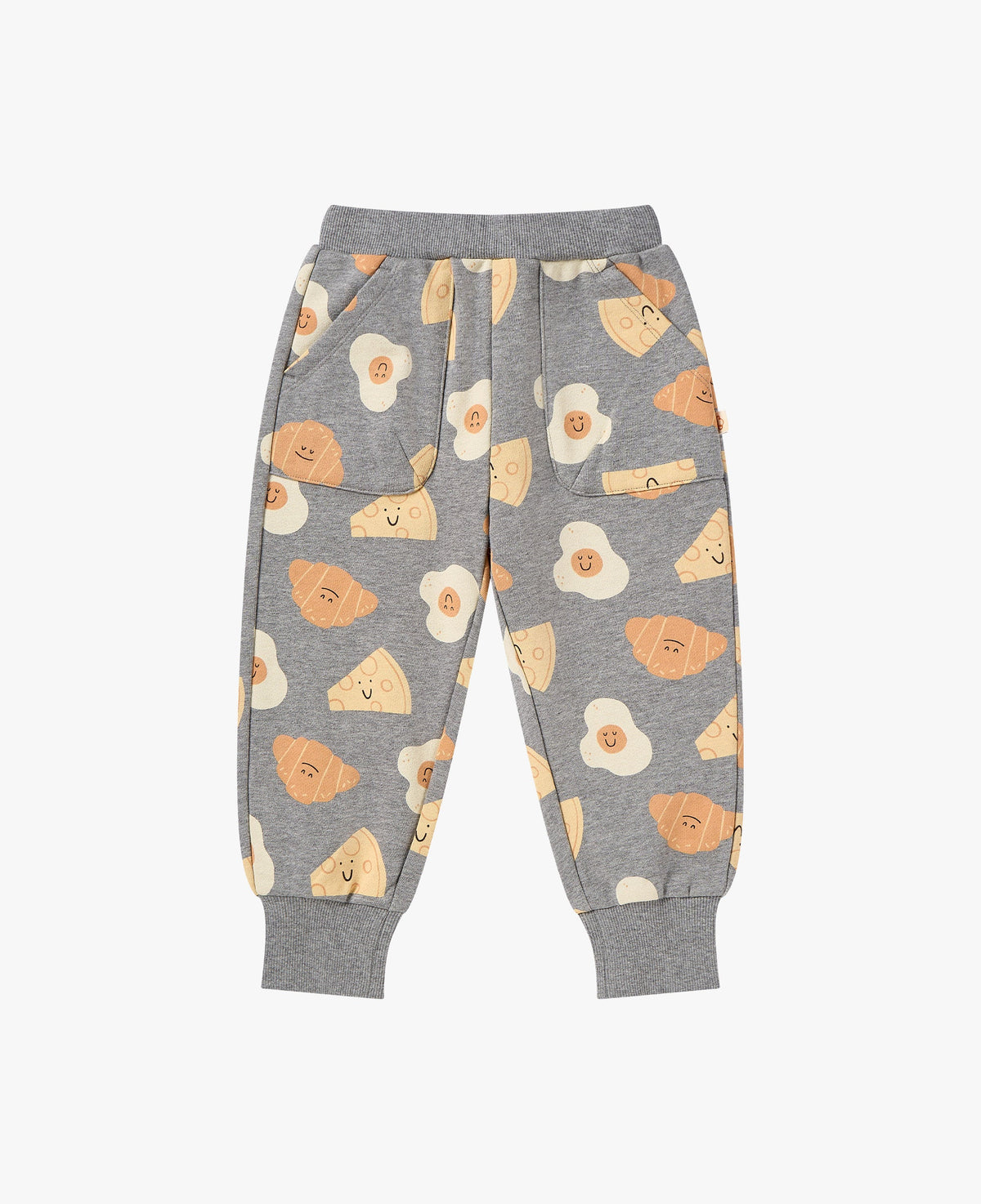 French Terry Smiley Side Up Joggers - Smiley Side Up