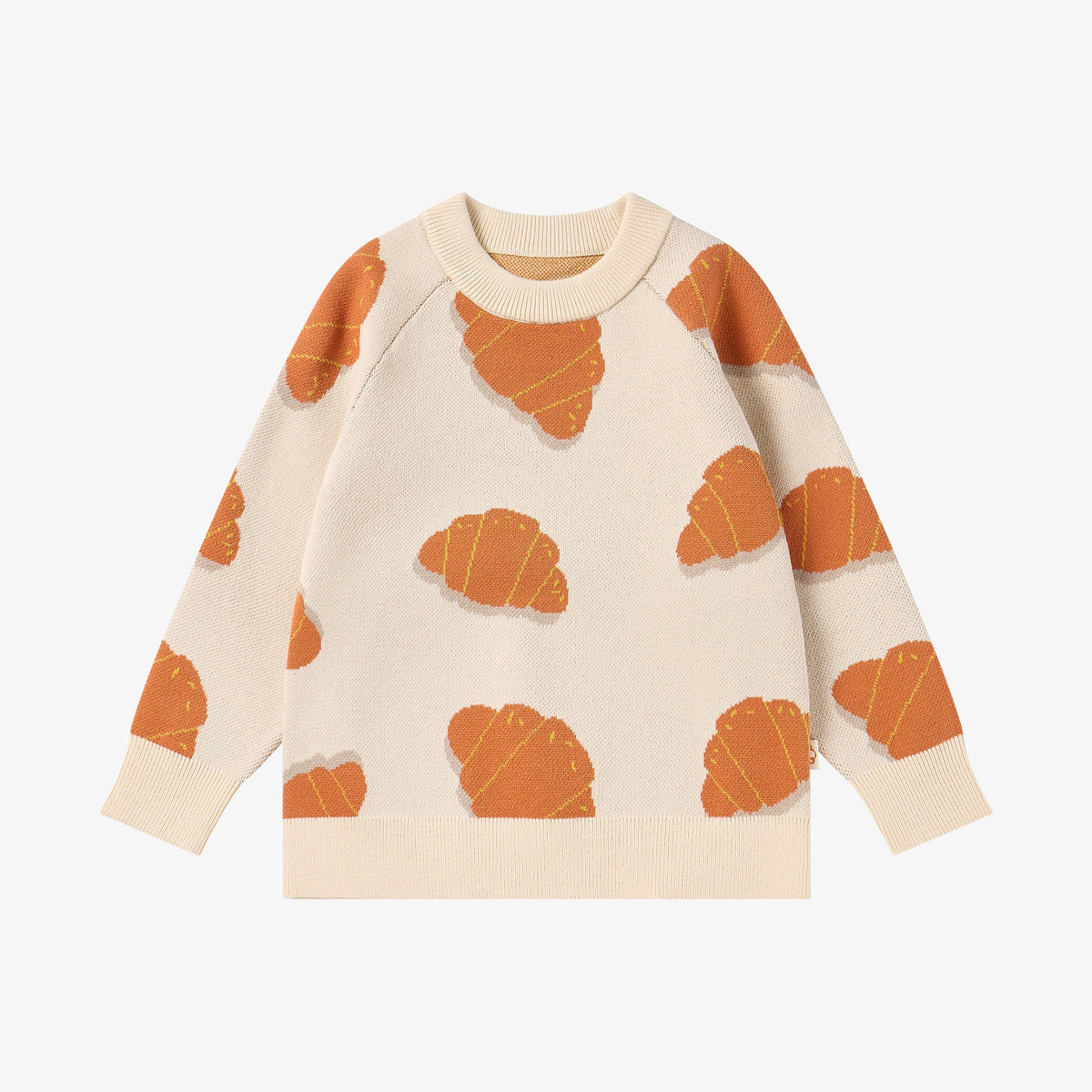 Cozy Croissants Knit Sweater - Cozy Croissants