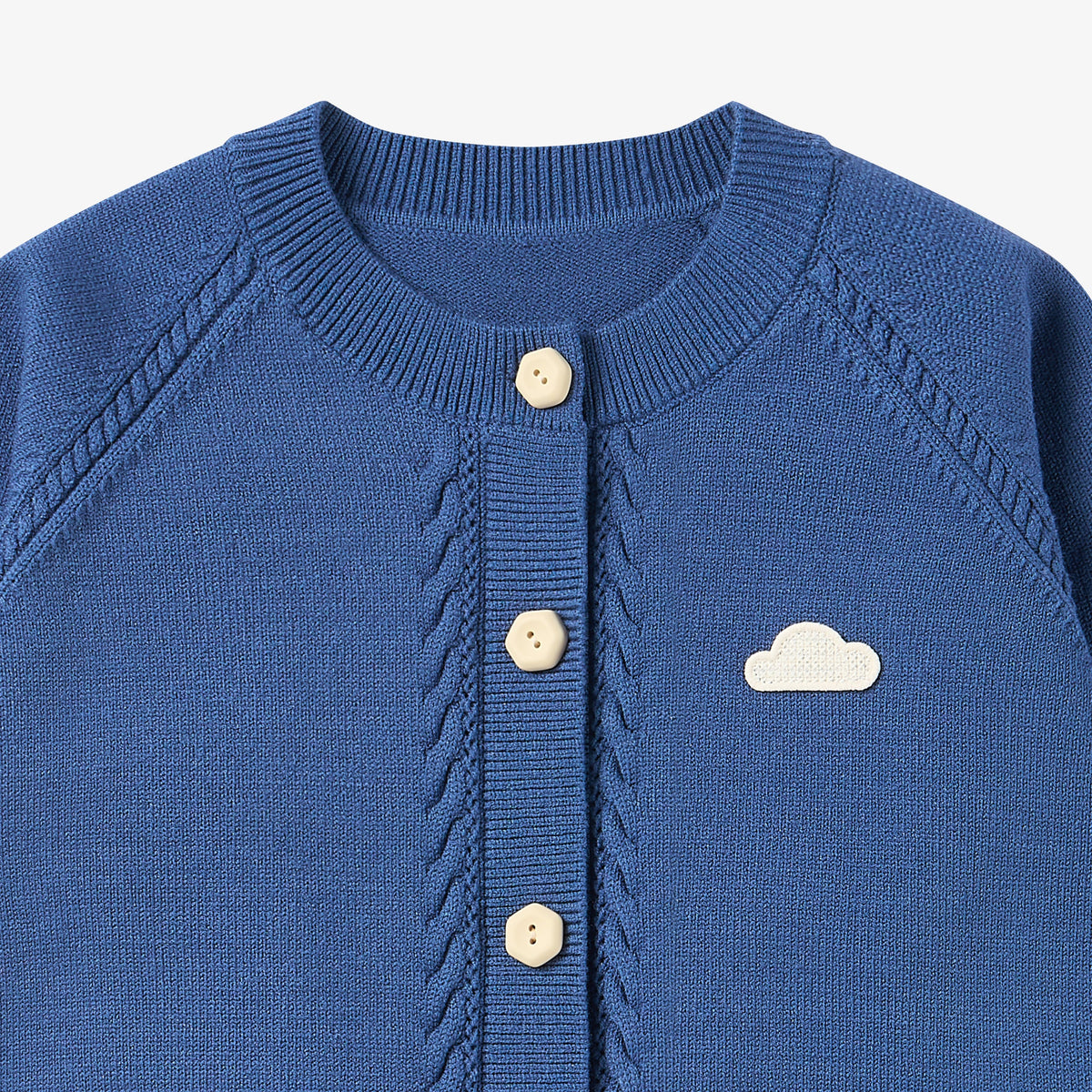 Cloud Cable Knit Cardigan - Old Rose