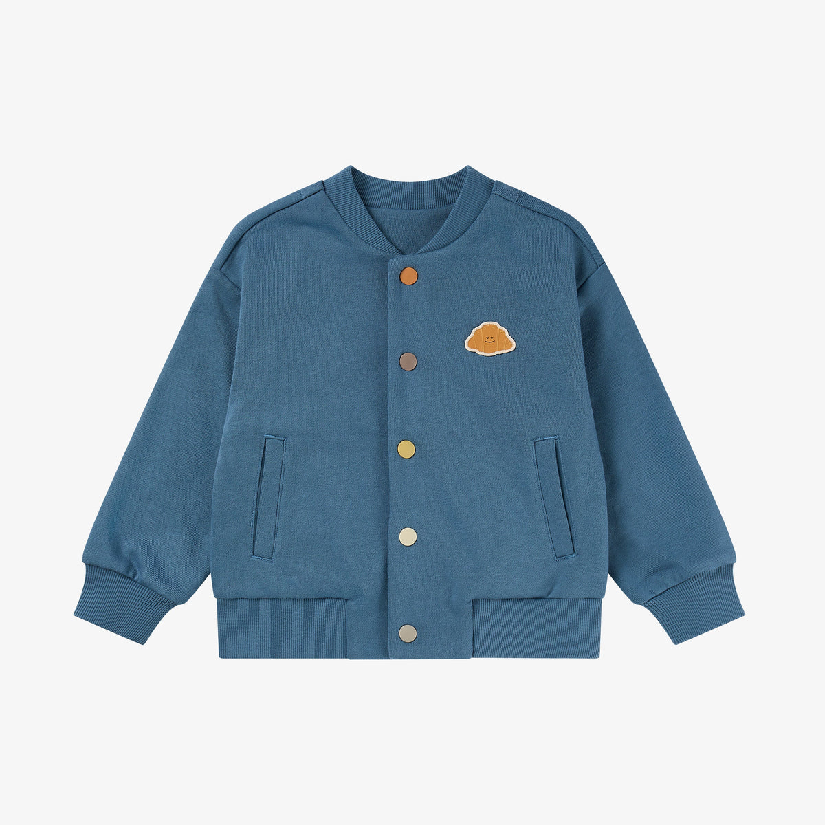 Smiley Brunch Baseball Jacket - Oceanview