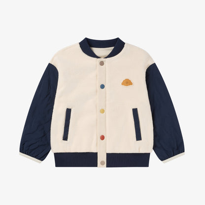 Sorona Cozy Croissant Fleece Jacket - Blueberry