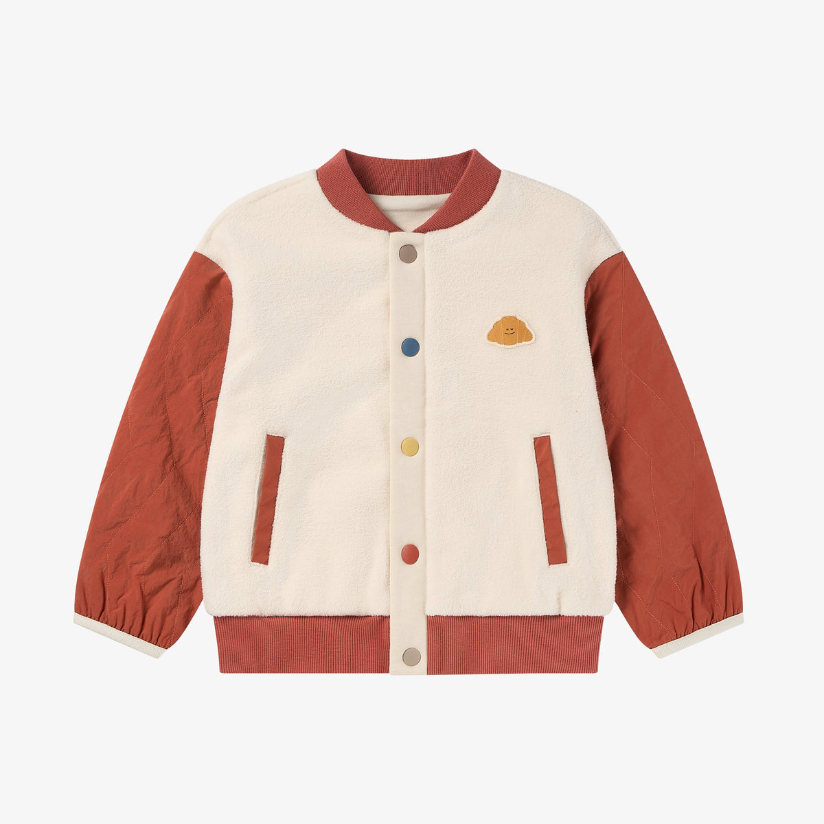 Sorona Cozy Croissant Fleece Jacket - Redwood Burl