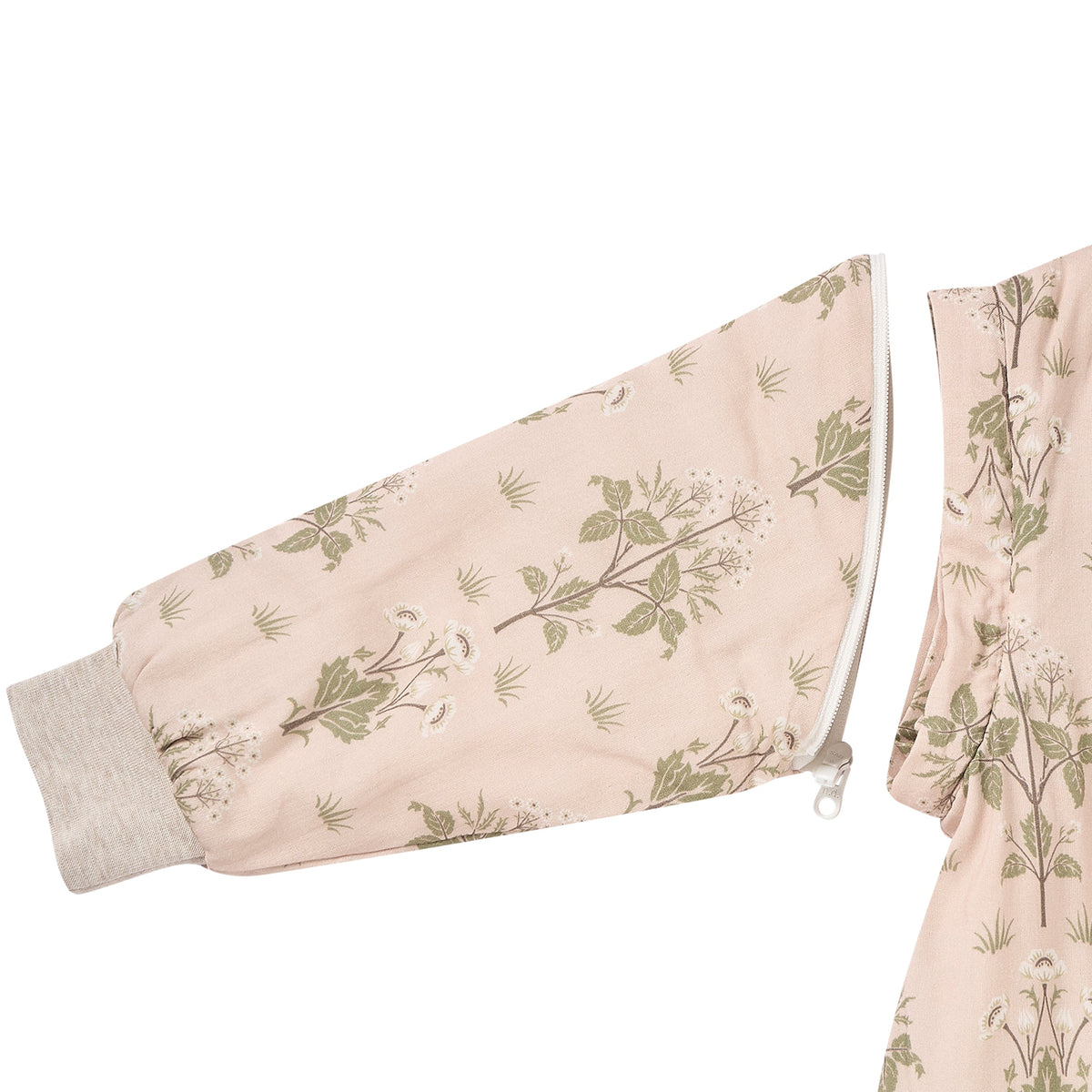 Sleep bag in Meadow Sweet, flat lay alternate view