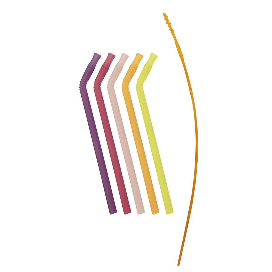 B.BOX SILICONE STRAW SET 5PCS - Hello Kids Baby Store