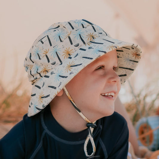 Kids Classic Swim Bucket Beach Hat - Palm - Hello Kids Baby Store