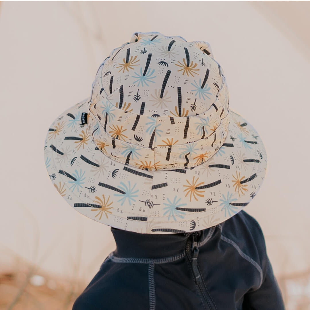 Kids Classic Swim Bucket Beach Hat - Palm - Hello Kids Baby Store