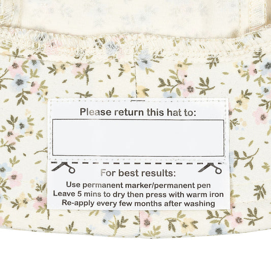 Kids Ponytail Bucket Sun Hat - Floral Charlotte - Hello Kids Baby Store