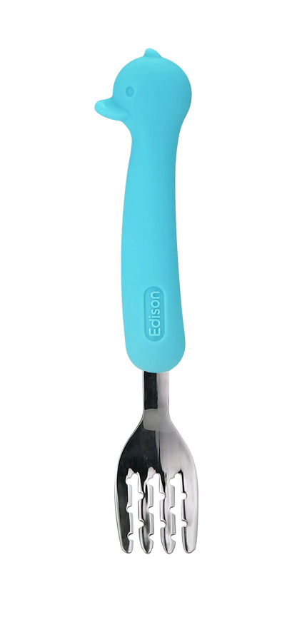 EDISON SILICONE SPOON & FORK CASE SET FOR BABY - Hello Kids Baby Store