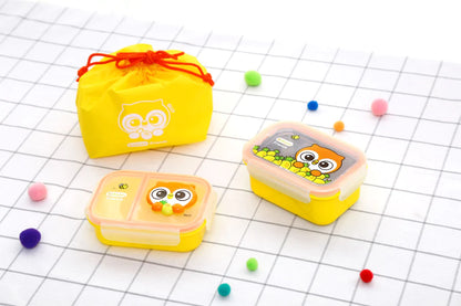 EDISON COMFORTABLE STAINLESS PICNIC LUNCH BOX SET WITH POUCH - Hello Kids Baby Store