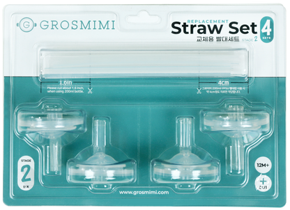 Replacement Straw Kit Stage 2 (4 Sets) - Hello Kids Baby Store