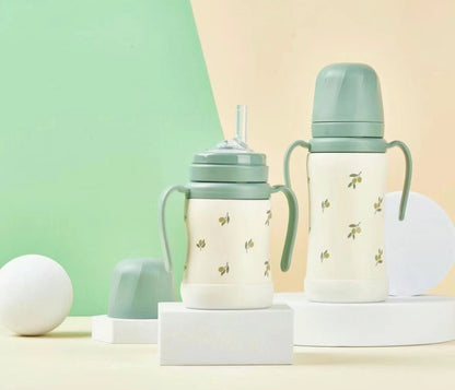 Grosmimi Stainless Straw Cup 300ML - Hello Kids Baby Store